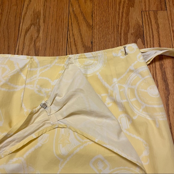 Yellow Wrap Skirt by Talbots Petites - Picture 8 of 8